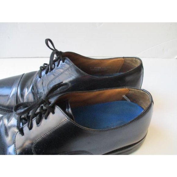 SALE*Johnston and Murphy Classic Black Dress Lace-Up - Picture 5 of 7
